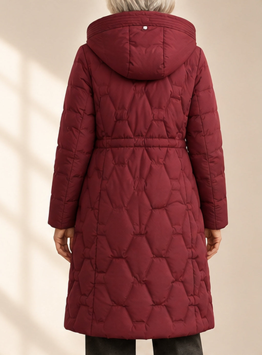 Siliana | Longline Hooded Quilted Coat
