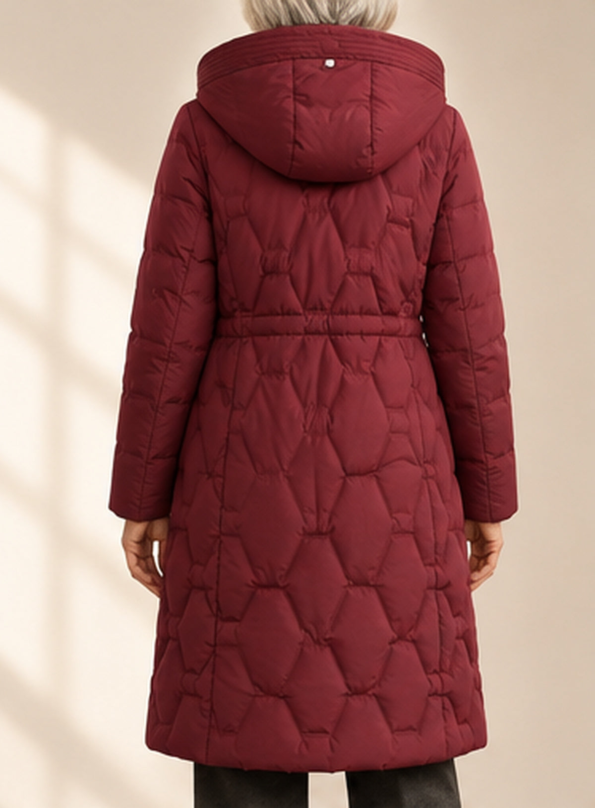 Siliana | Longline Hooded Quilted Coat