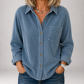 Zelie | Corduroy Pocket Shirt
