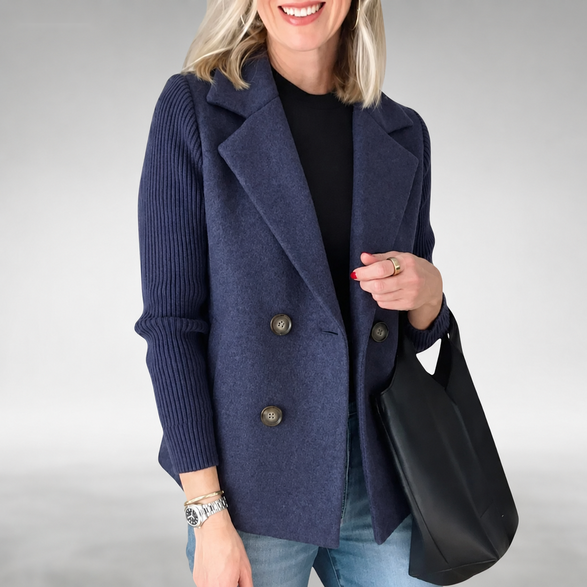 Lenora | Knit Blazer