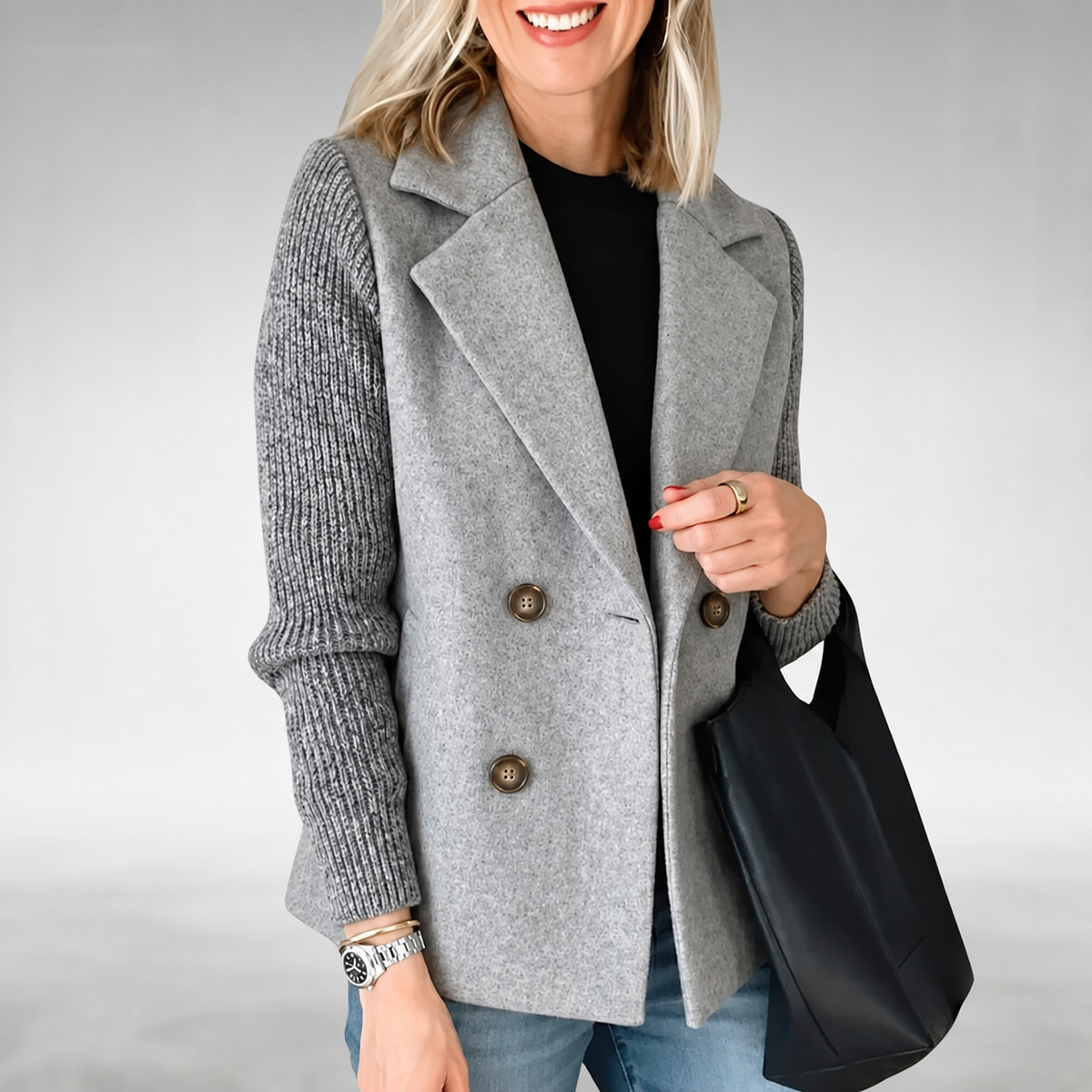Lenora | Knit Blazer