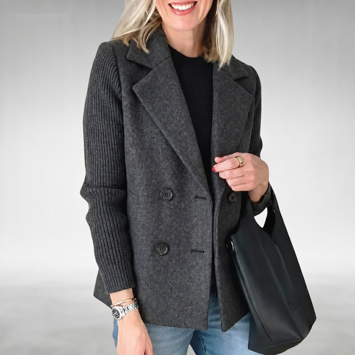 Lenora | Knit Blazer