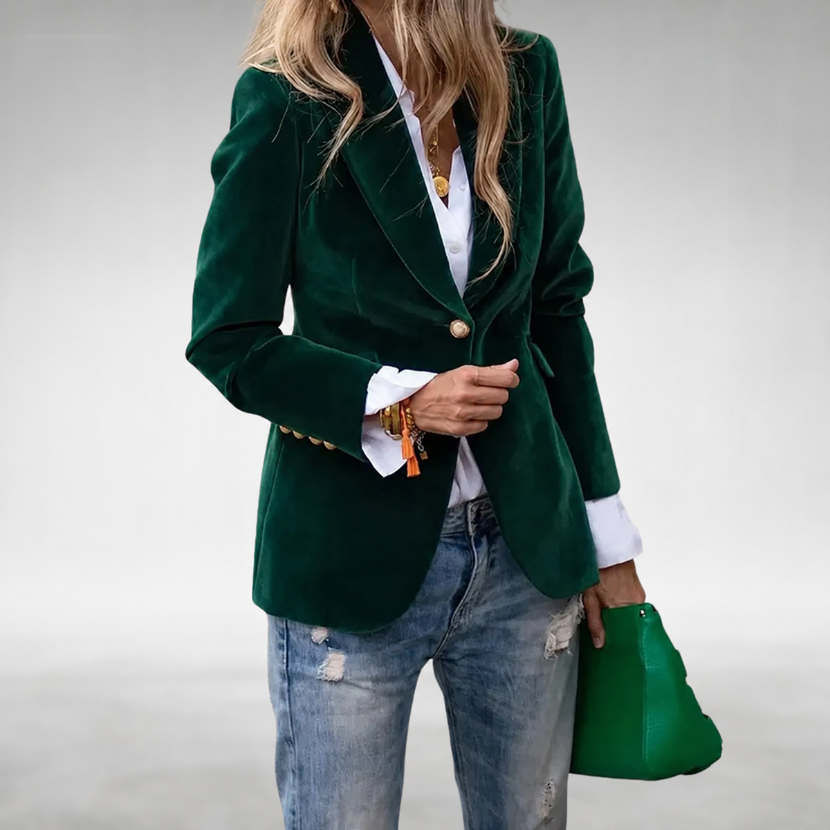 Cordelia | Velvet Blazer