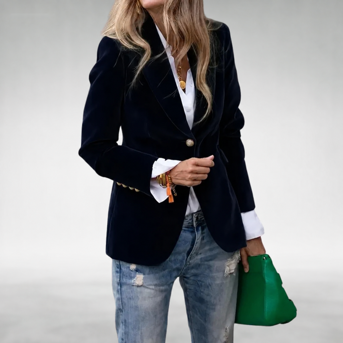 Cordelia | Velvet Blazer