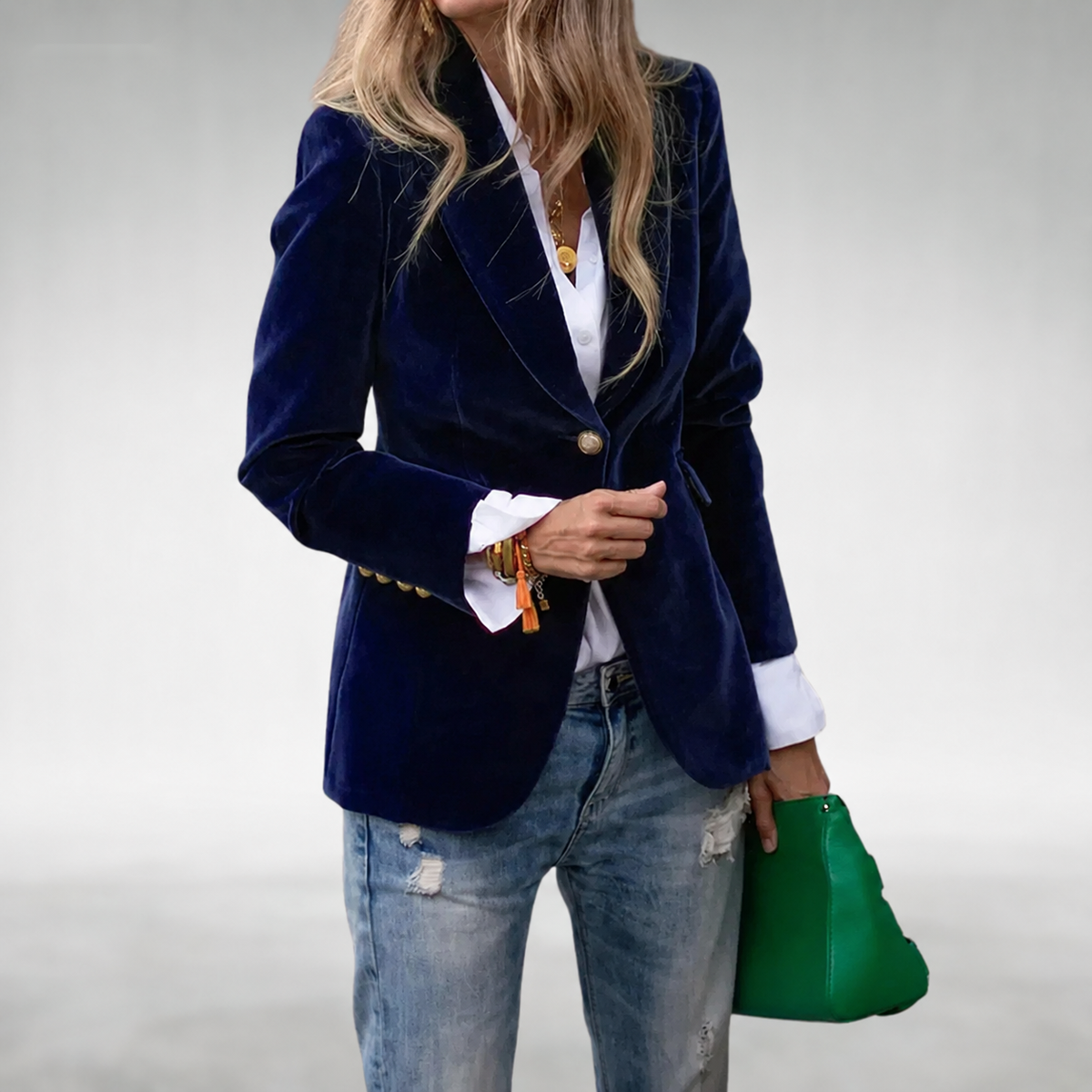 Cordelia | Velvet Blazer