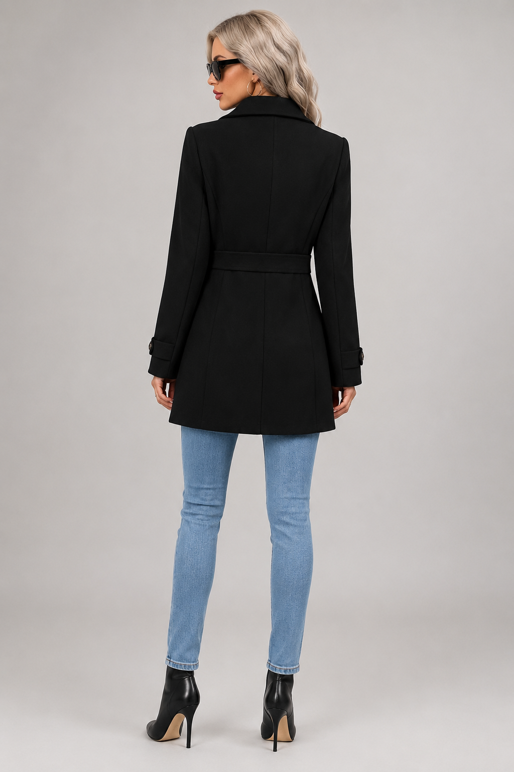 Bea | Fitted Single-Breasted Coat With Notch Lapels