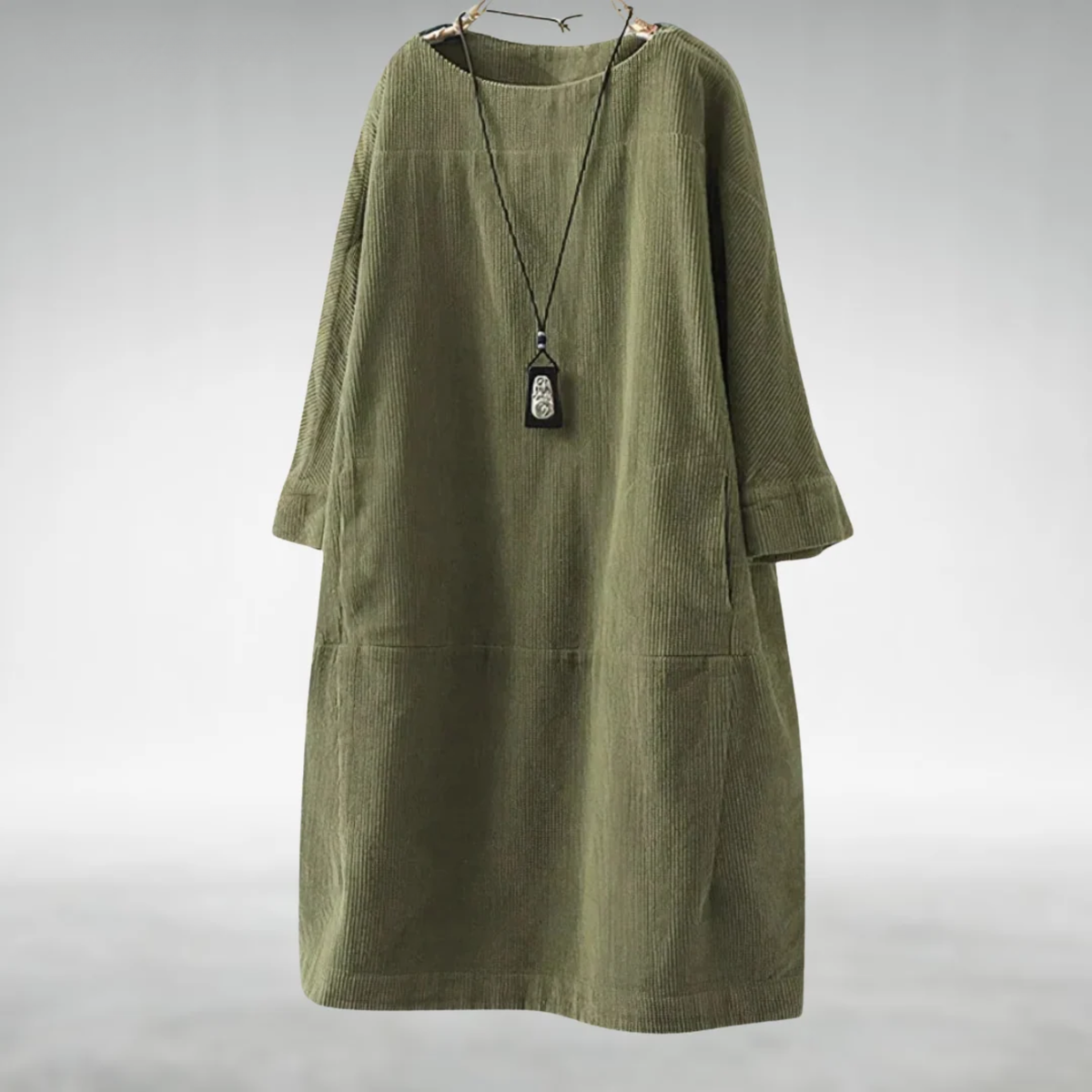Willow | Relaxed Corduroy Midi Dress