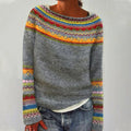 Charlotte | Retro Scandinavian Knitted Sweater
