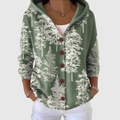 Bianca | Hooded Ribbed Knit Cardigan