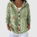 Chiara | Hooded Ribbed Knit Cardigan