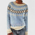 Christine | Retro Scandinavian Knitted Sweater
