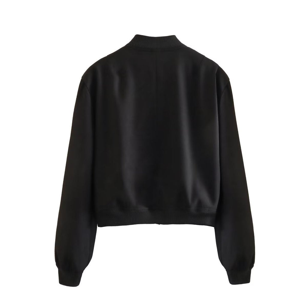 Senia | Minimalist Bomber With Utility Pockets