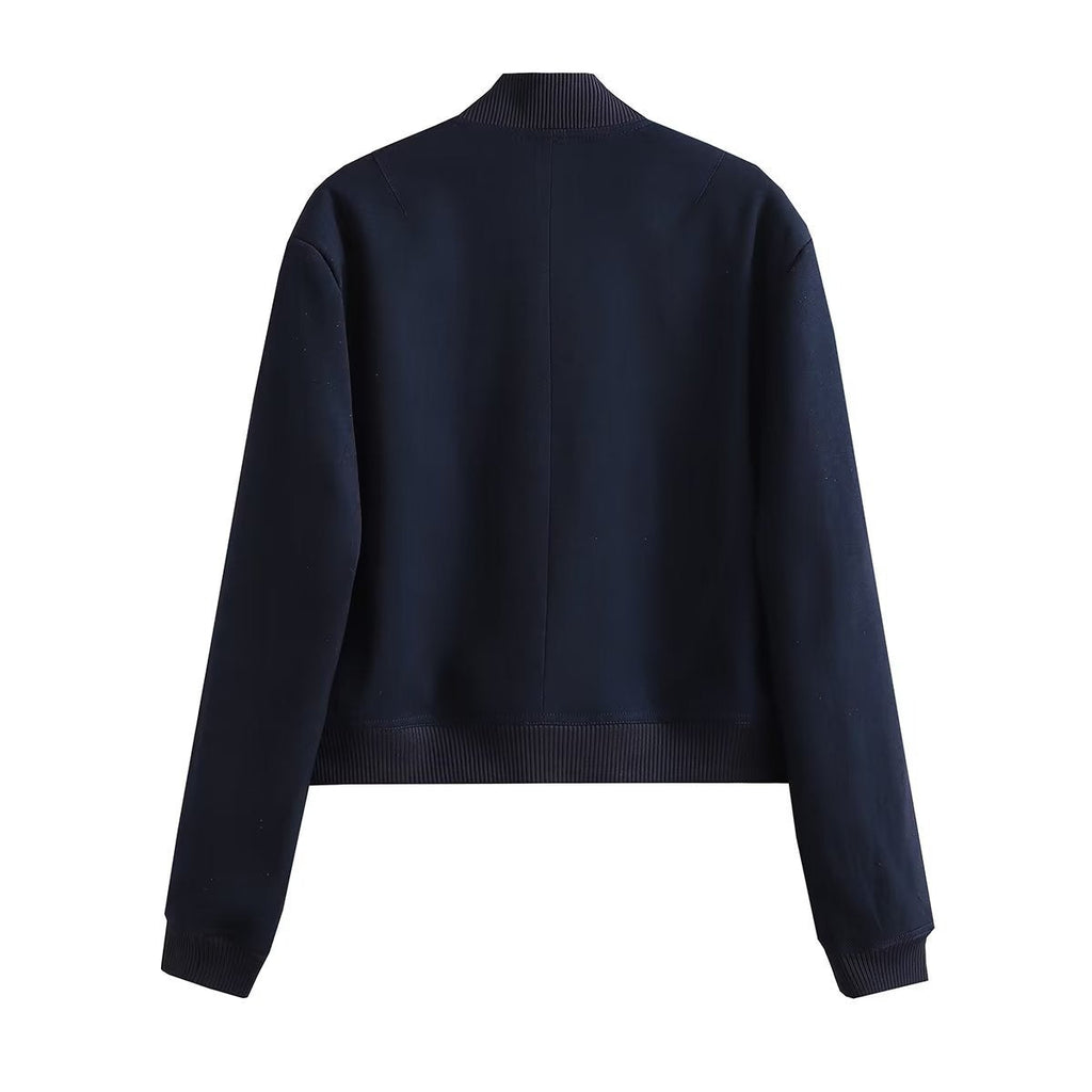 Senia | Minimalist Bomber With Utility Pockets