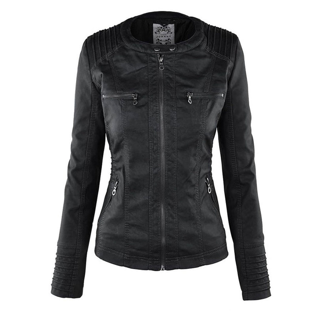 Fiorenza | Sturdy Leather-Look Jacket