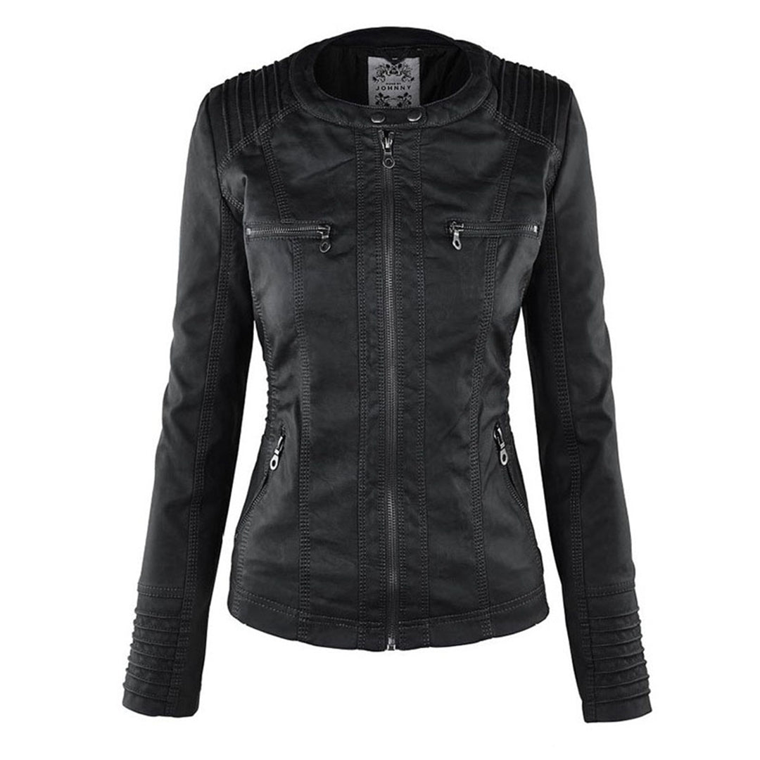 Fiorenza | Sturdy Leather-Look Jacket