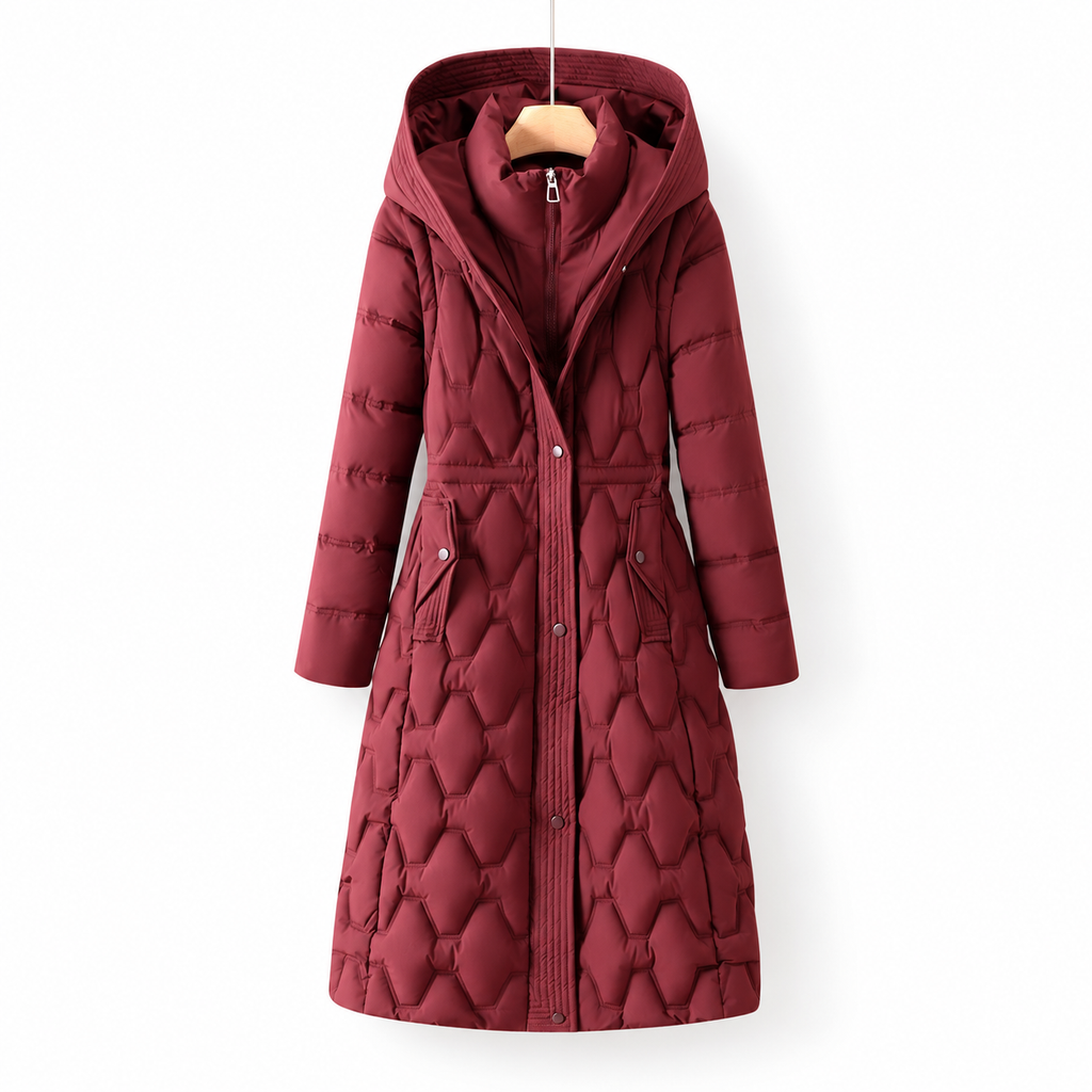 Siliana | Longline Hooded Quilted Coat