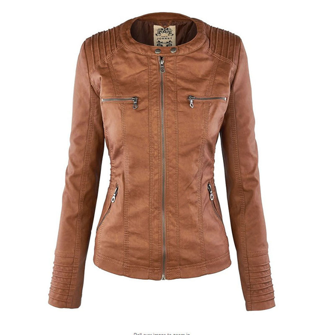 Fiorenza | Sturdy Leather-Look Jacket