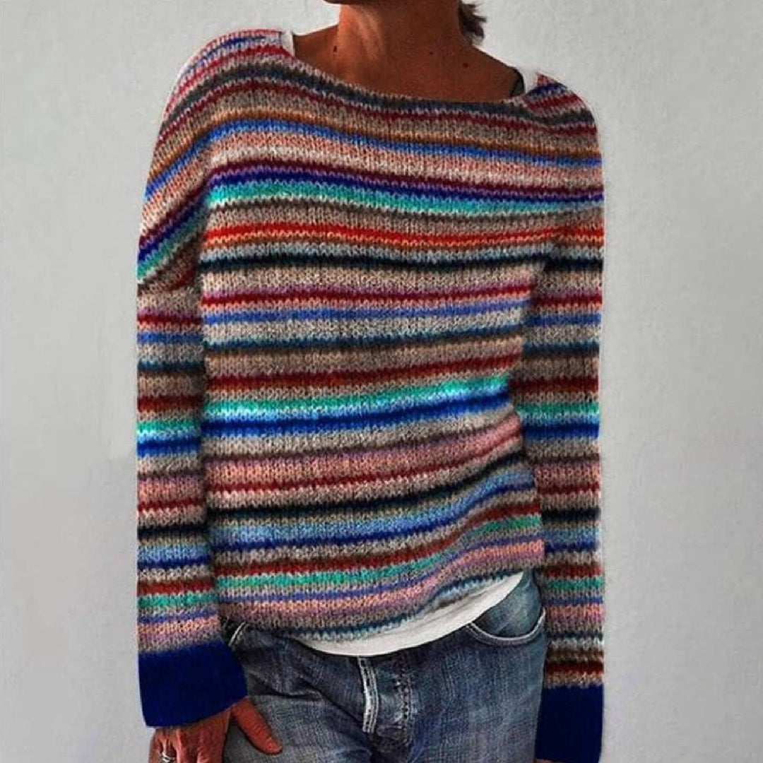 Maya | Retro Scandinavian Knitted Sweater