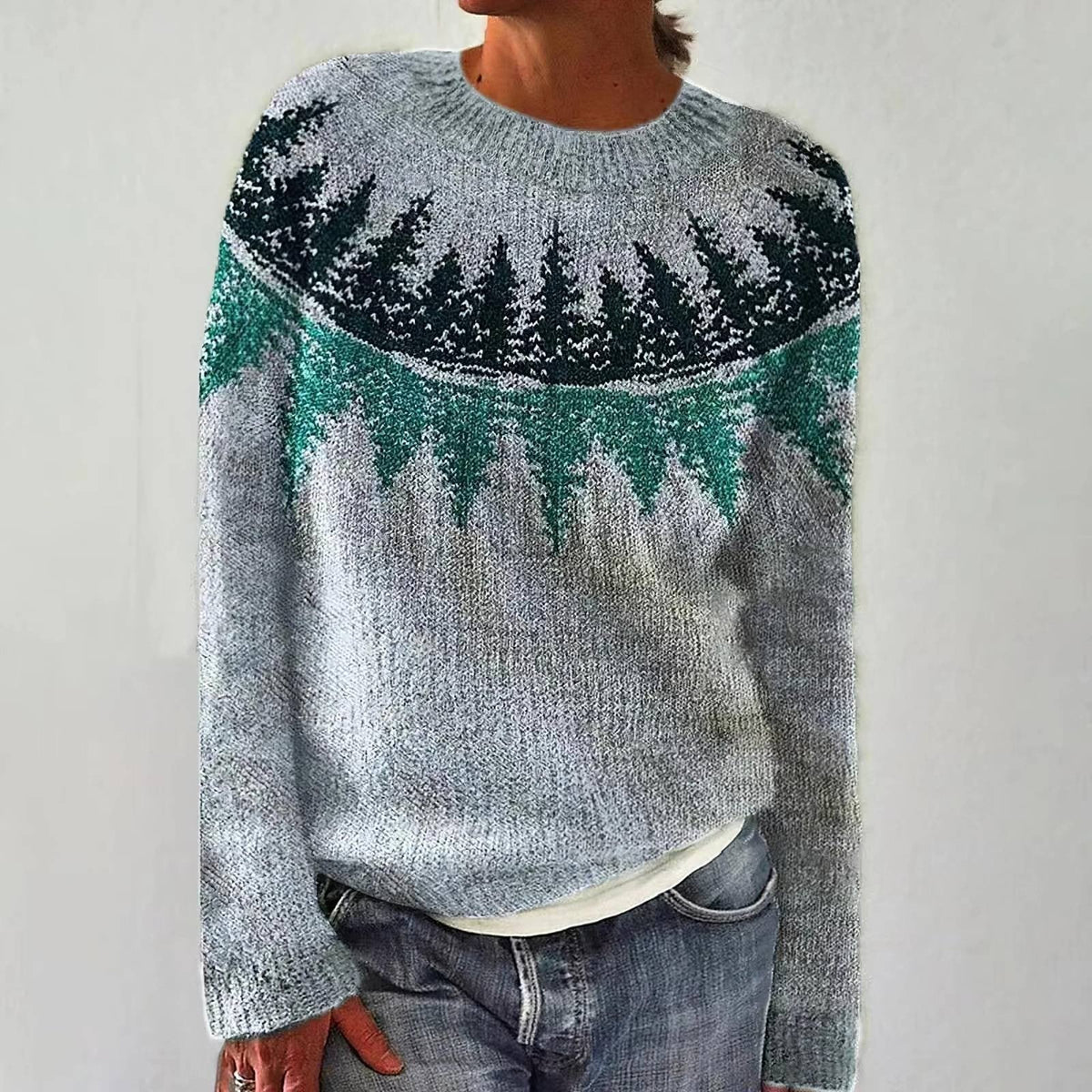 Ellie | Retro Scandinavian Knitted Sweater