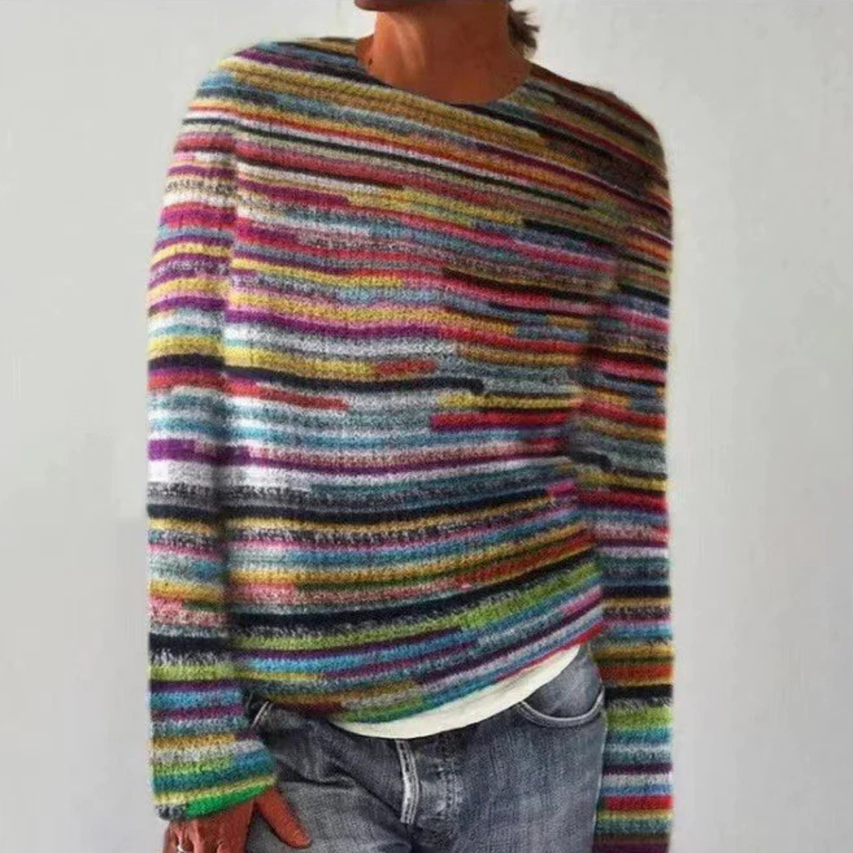 Sophie | Retro Scandinavian Knitted Sweater
