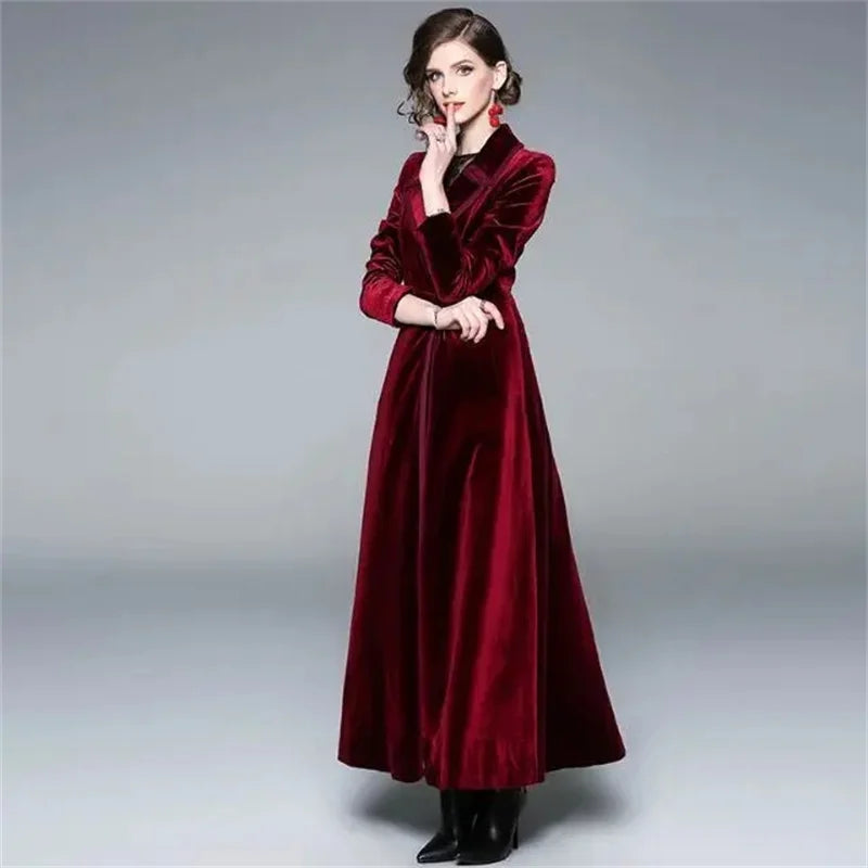 Séraphine | Long Velvet Coat