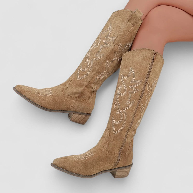 Cornelia | Timeless Western Knee-High Boots