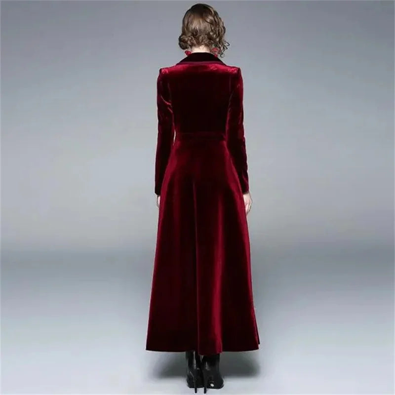 Séraphine | Long Velvet Coat