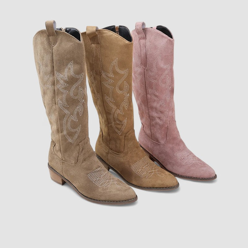 Cornelia | Timeless Western Knee-High Boots