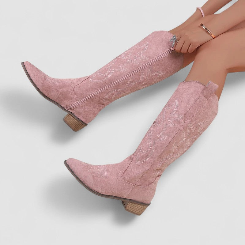 Cornelia | Timeless Western Knee-High Boots