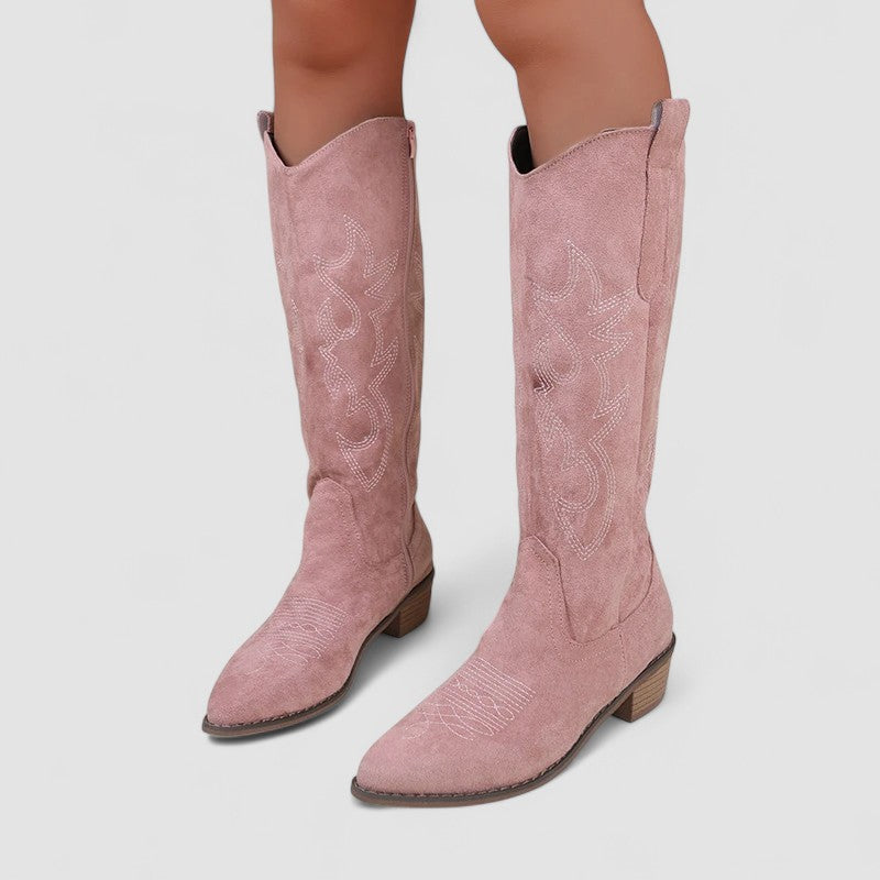 Cornelia | Timeless Western Knee-High Boots
