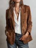 Mellanie | Vintage Brown Blazer