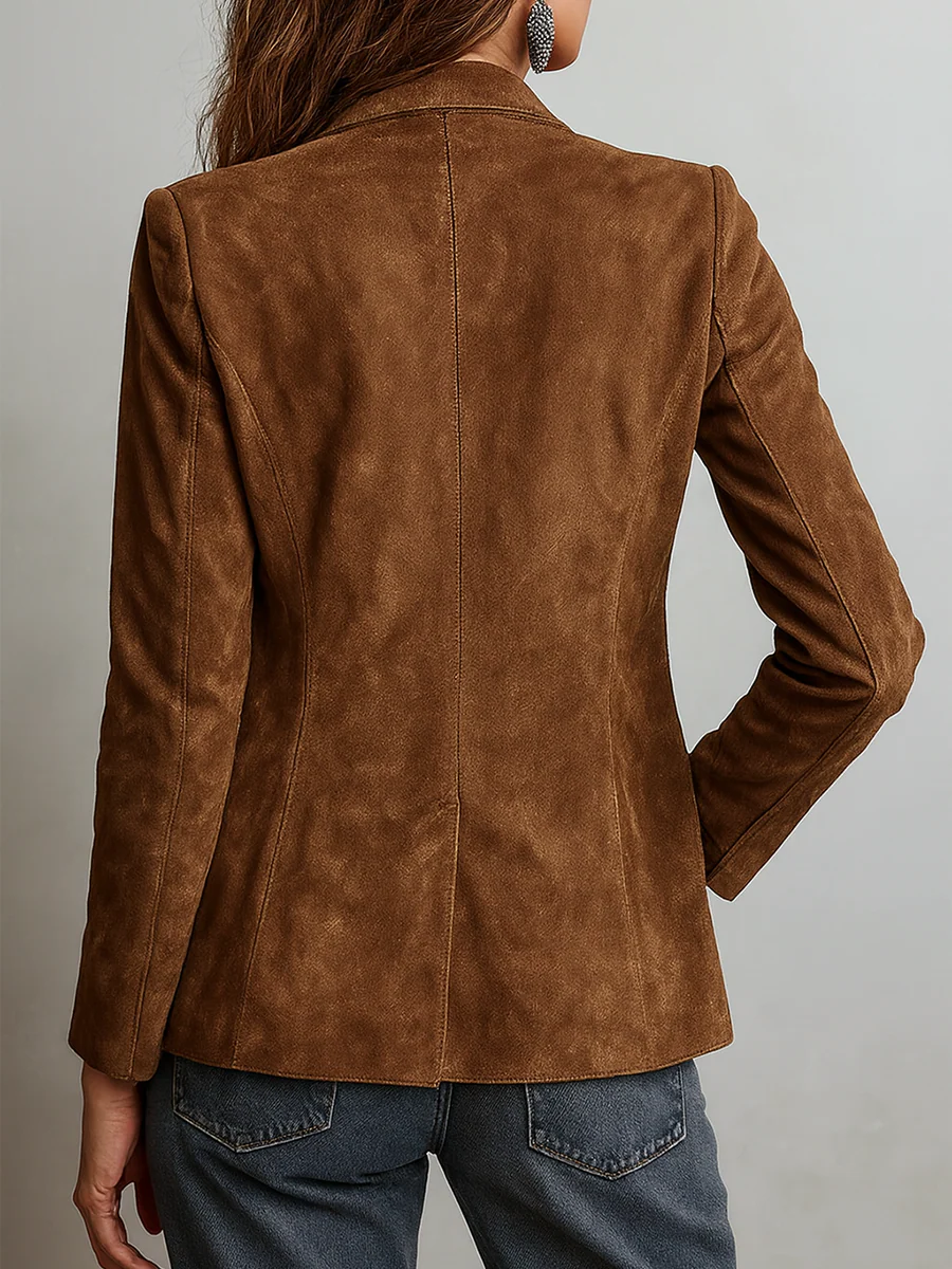 Mellanie | Vintage Brown Blazer