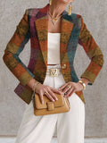 Amandine | Autumn Plaid Blazer