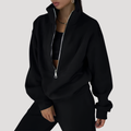 Shella | Fleece Half-Zip Sweatshirt & Jogger Set