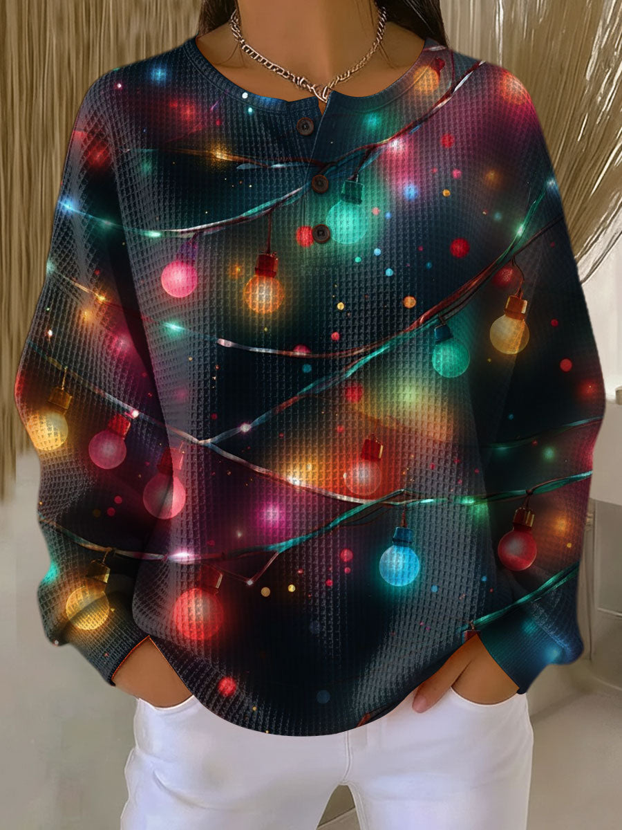 Noelle | Festive Christmas Lights Sweater