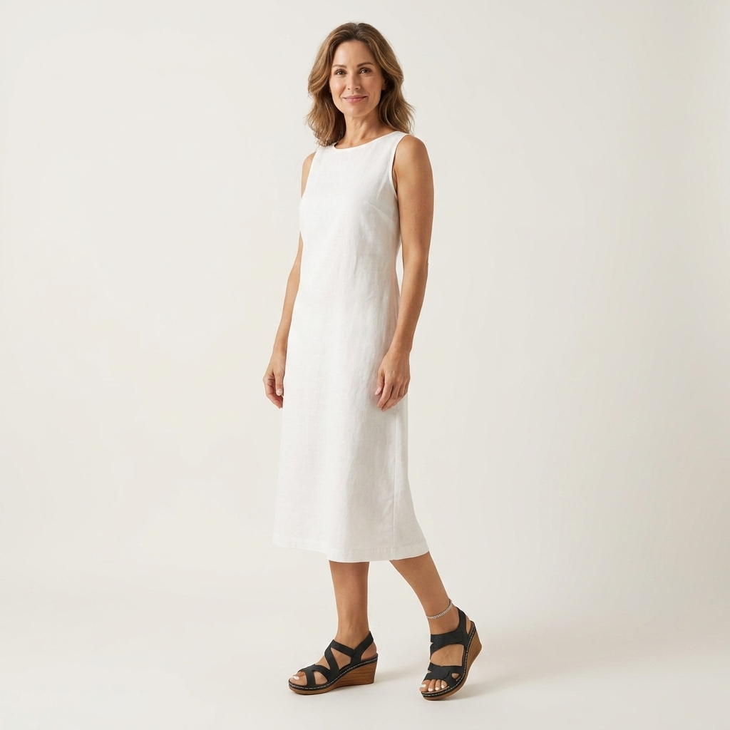 Amely | Orthopedic Wedge Sandal with Perforated Straps