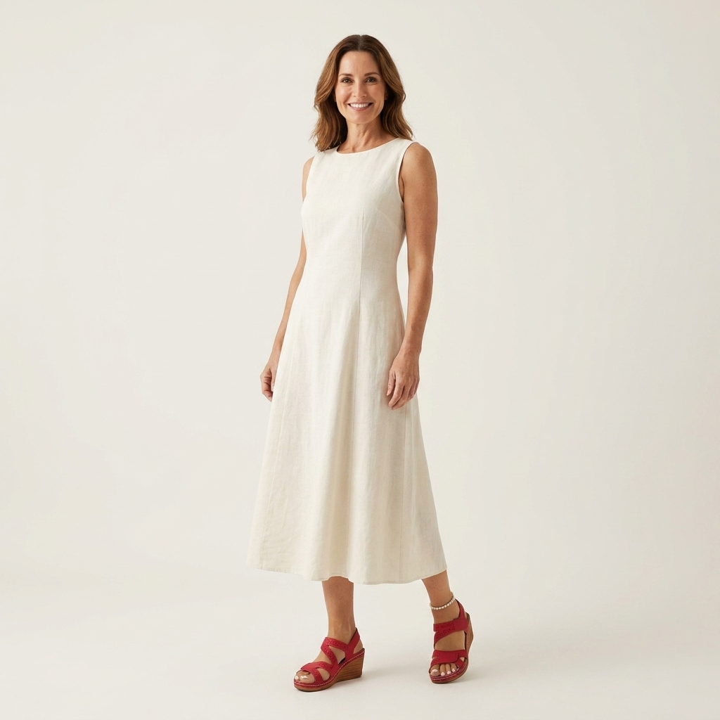 Amely | Orthopedic Wedge Sandal with Perforated Straps