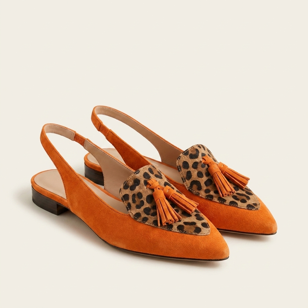 Belize | Suede-Effect Tasseled Strappy Sandal