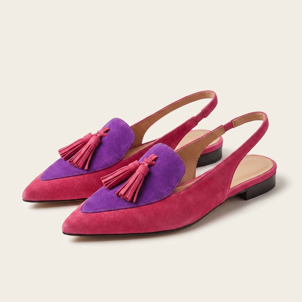 Belize | Suede-Effect Tasseled Strappy Sandal