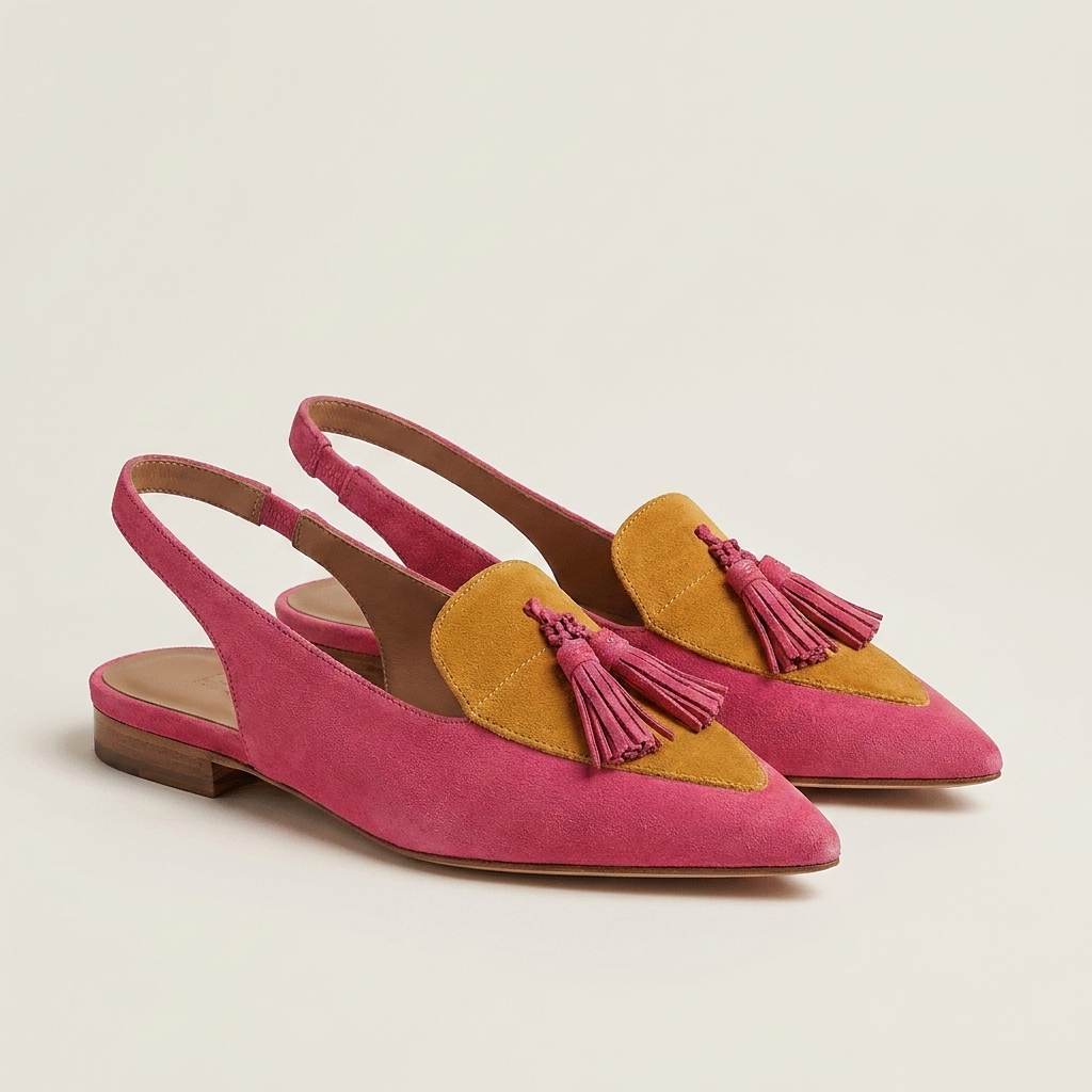 Belize | Suede-Effect Tasseled Strappy Sandal
