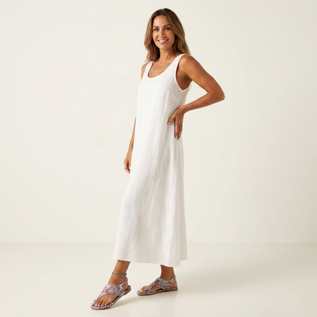 Genevive | Toe-Loop Cushioned Comfort Sandal