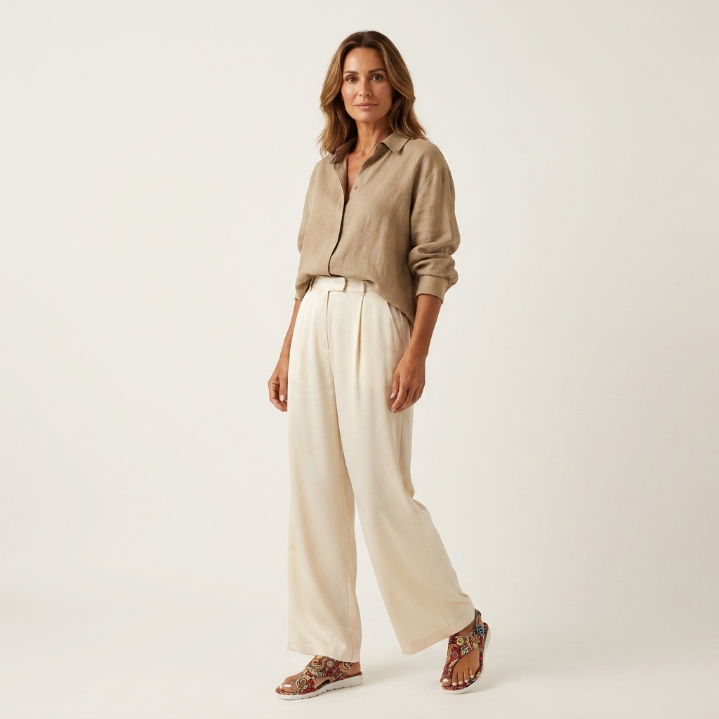 Genevive | Toe-Loop Cushioned Comfort Sandal
