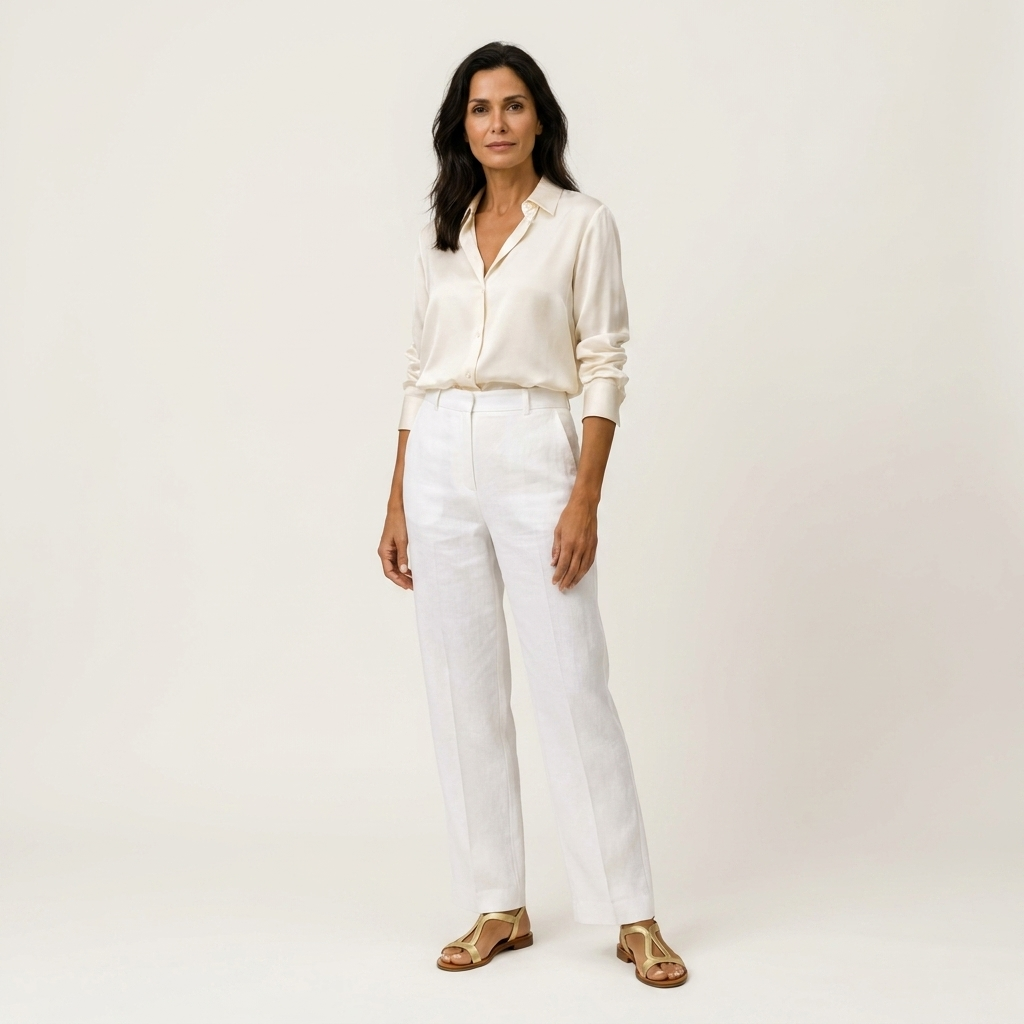 Lumina | Metallic T-Strap Flat Sandal