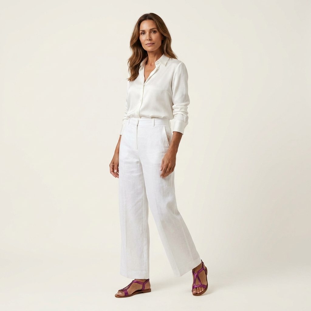 Lumina | Metallic T-Strap Flat Sandal