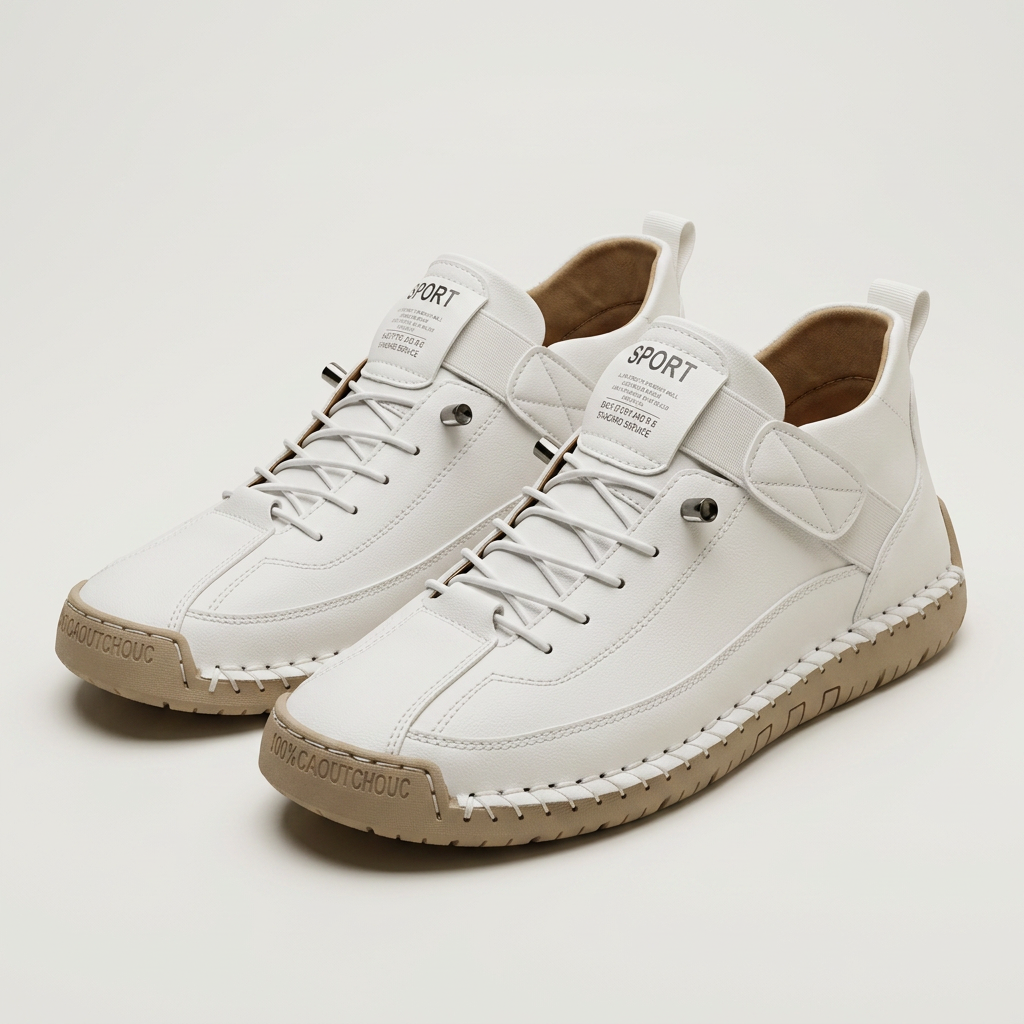 Taylor | Wide-Toe Orthopedic Slip-On Leather Sneakers