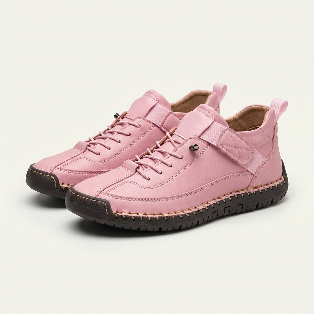 Taylor | Wide-Toe Orthopedic Slip-On Leather Sneakers