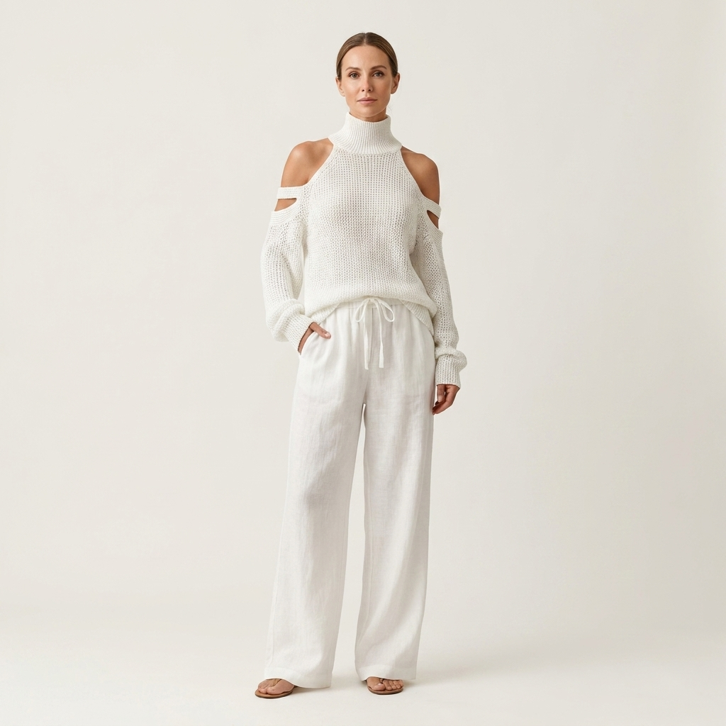 Alessiana | Elegant Bardot Two-Piece Set