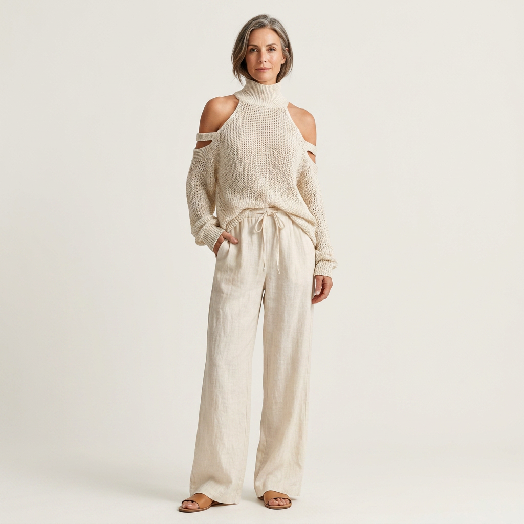 Alessiana | Elegant Bardot Two-Piece Set