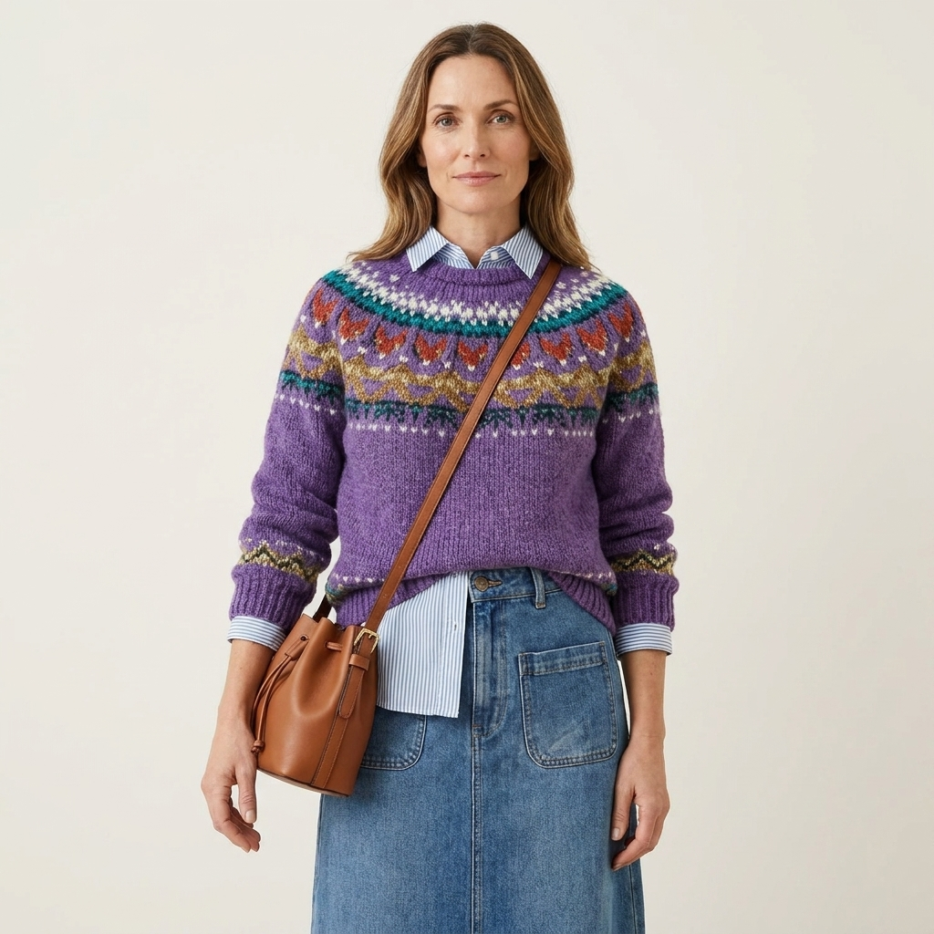 Vossara | Classic Vintage Knit Sweater