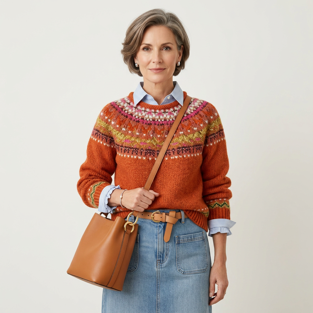 Dervla | Chic Vintage Knit Sweater